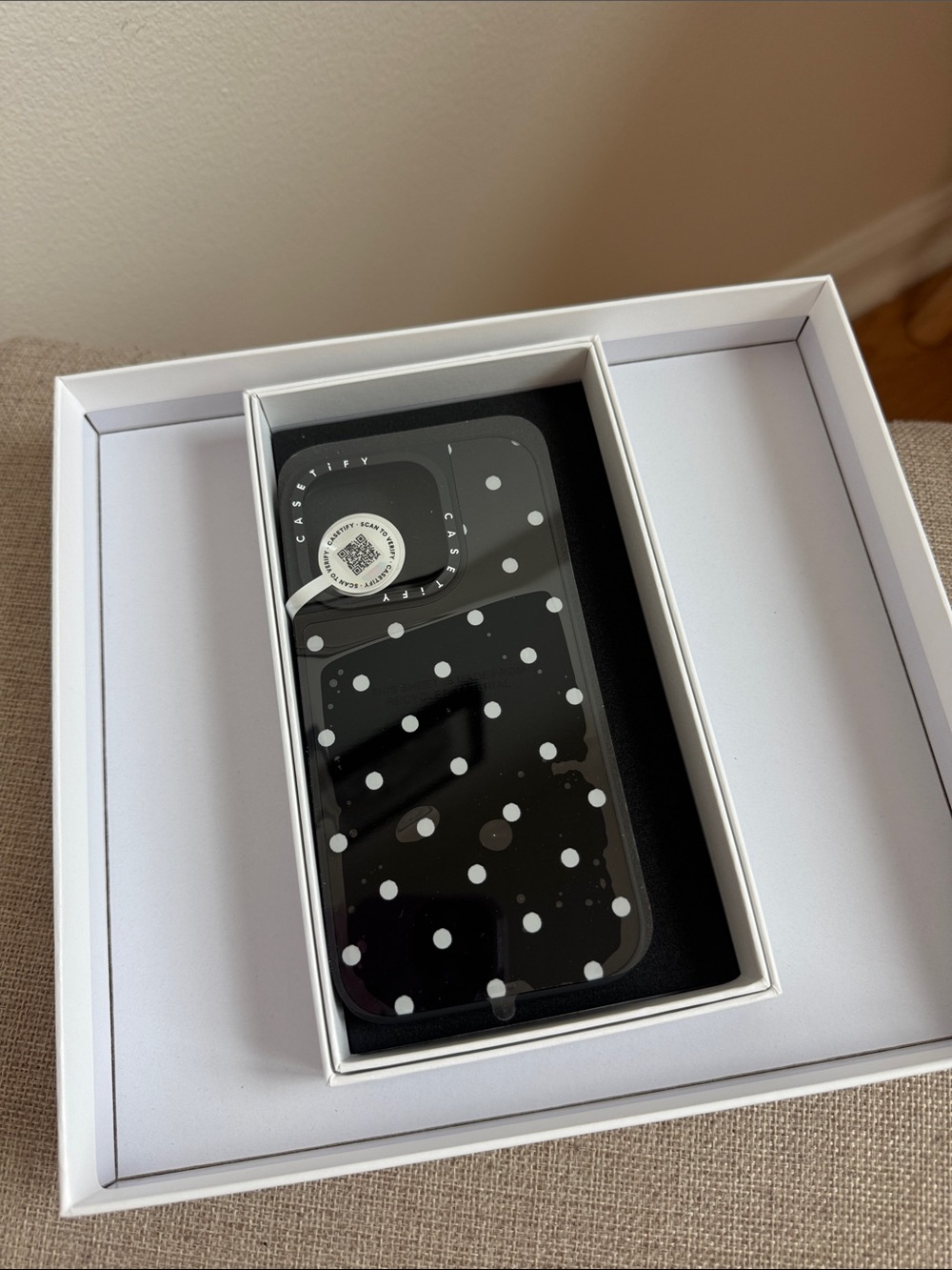 Casetify Black Polka Dot iPhone Case iPhone 15 Pro